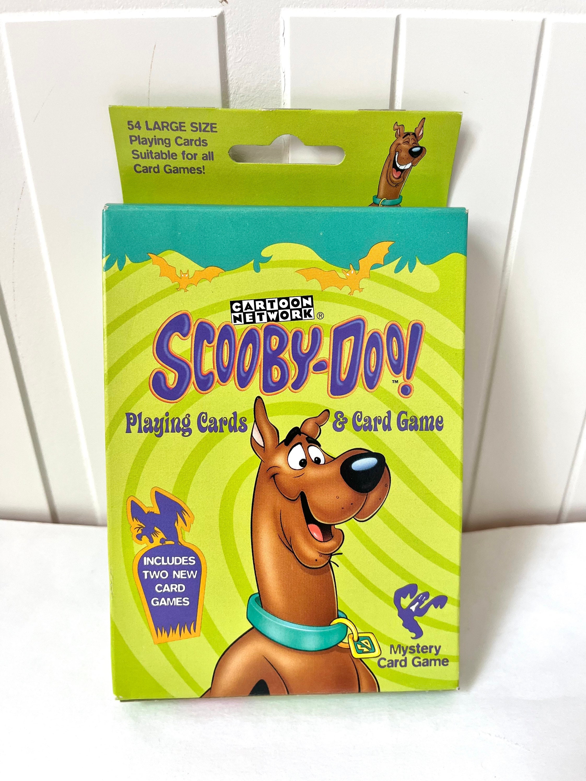 Vintage Scooby Doo Large Bicycle Playing Cards Cartoon Network Card Deck Jumbo 90's NEW