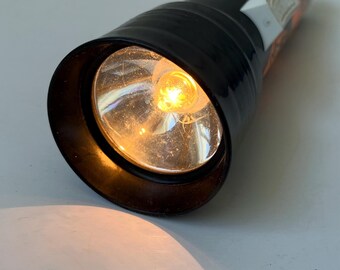 Vintage 1980s Eveready Halloween Flashlight With Jack-o'-lantern