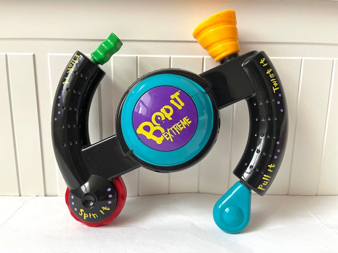 Vintage Bop It Extreme Push and Pull Electronic Game by Hasbro Etsy