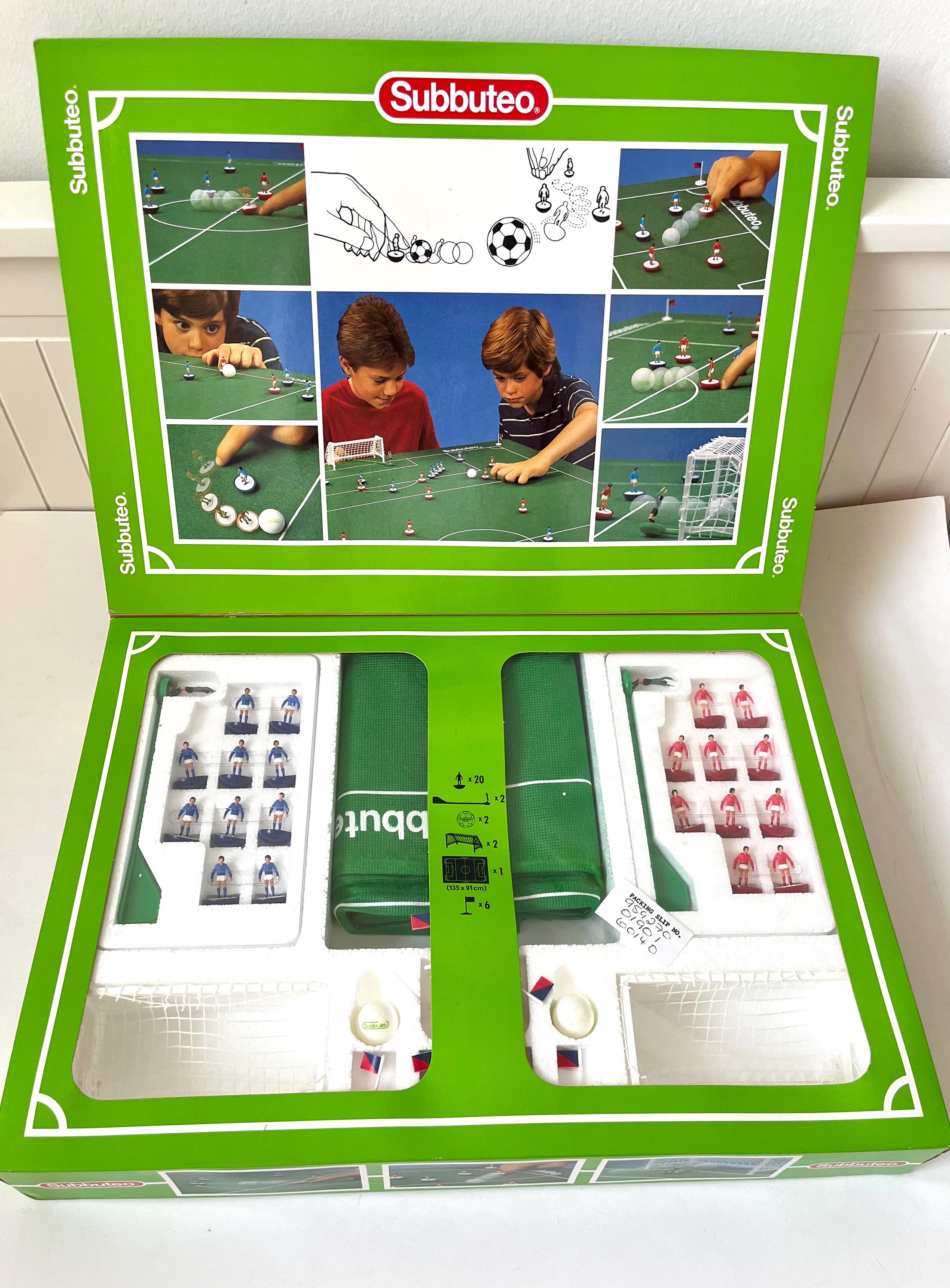 Vintage 1990s Subbuteo Table Soccer Game Complete Set W/ Box