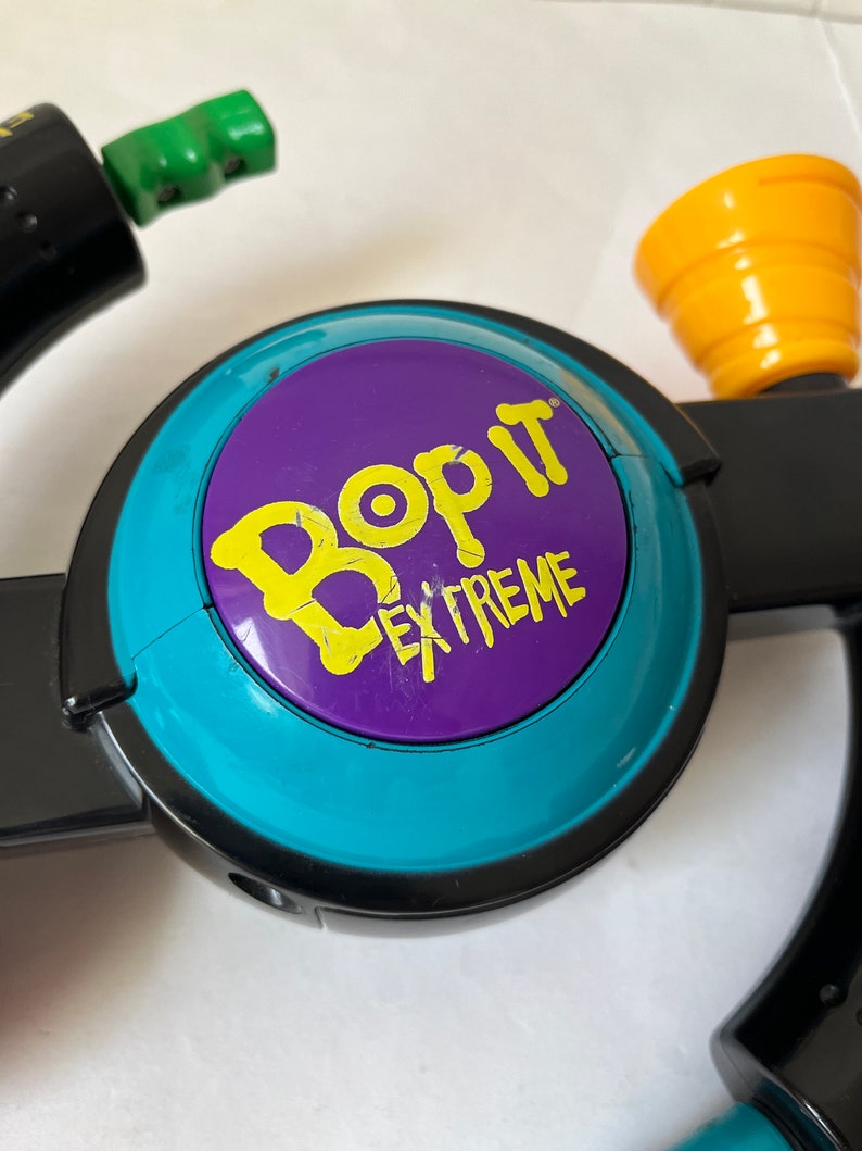 Vintage Bop It Extreme Push and Pull Electronic Game by Hasbro Etsy Vintage Bop It Extreme Push and Pull Electronic Game by Hasbro Etsy