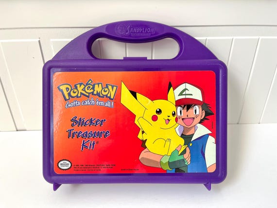 1999 Pokémon Sticker Treasure Kit Case by Sandylion – No Stickers