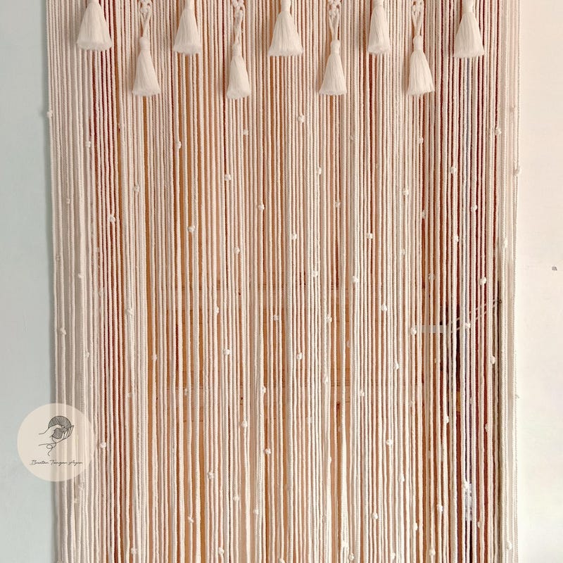 Macrame Door Curtain - Etsy