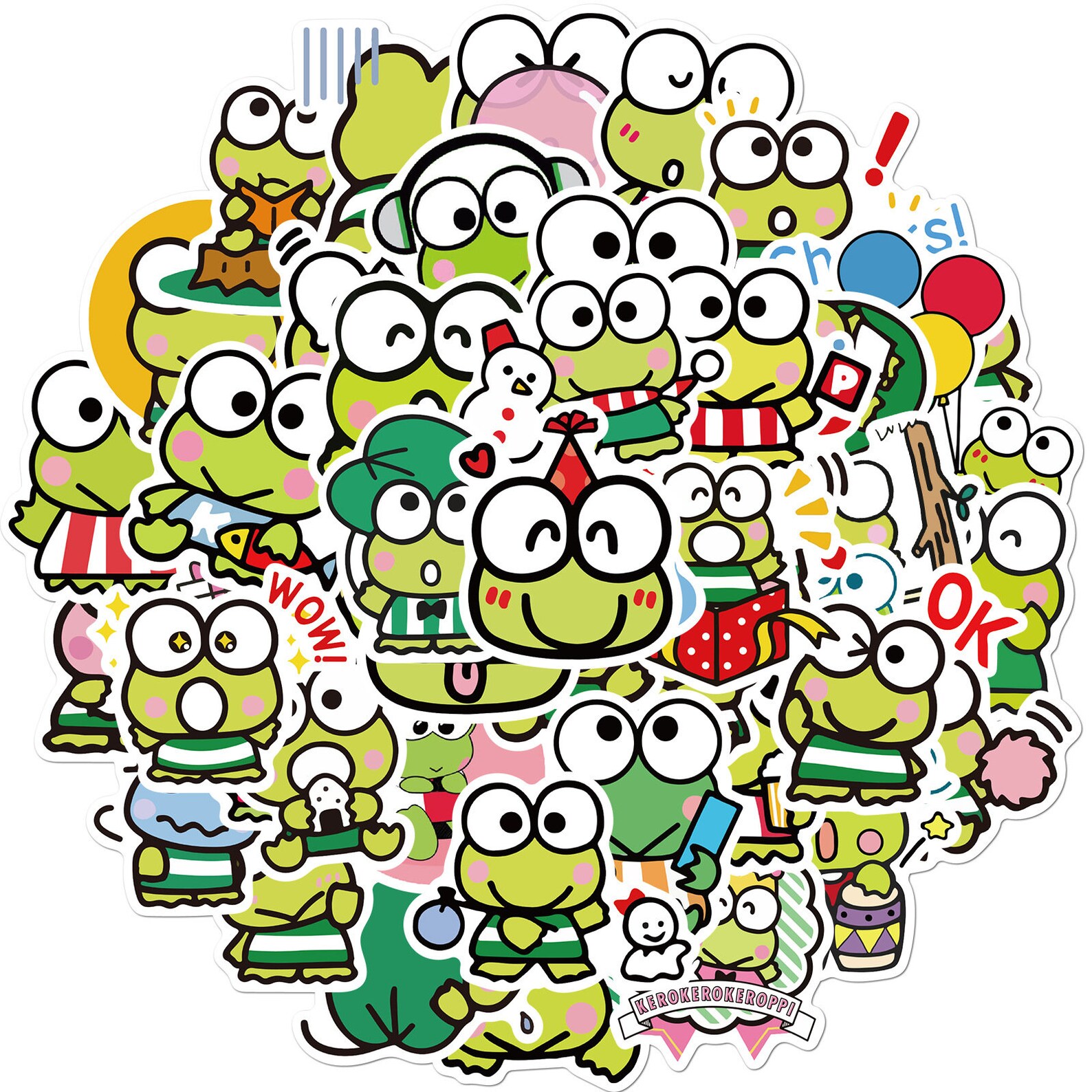 50pcs Keroppi Sticker Pack For LaptopWater Etsy