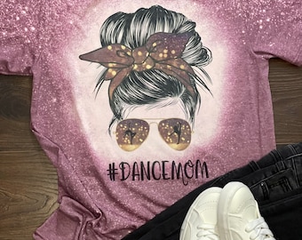 Dance Mom - maroon   - black  -  grey  - Tee