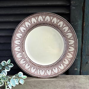 Spode Royal Jasmine Dinner Plate - Brown and Cream - Copeland Spode England