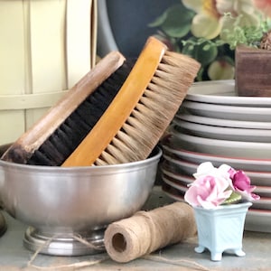 Set of 2 Vintage Shoe Shine Brushes
