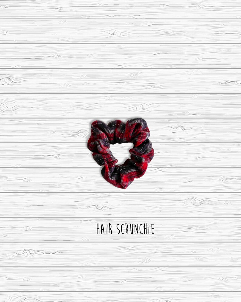 Square Pattern Women/'s Bandana Mask Scrunchie Headband Tshirt Set Matching Dog Owner Outfit Stylish Accessory Flannel Plaid Pocket