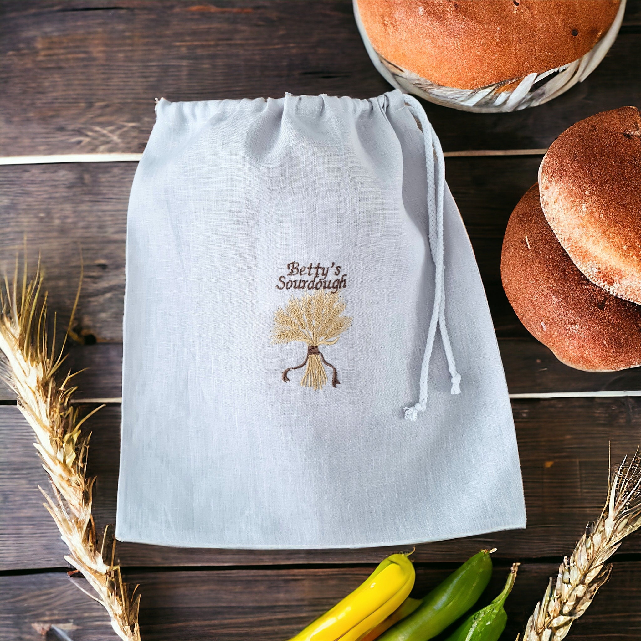 Miniatur Brot In Papiertüte – Puppenhaus Zubehör Für Küche & Bäckerei Im Maßstab 1:12