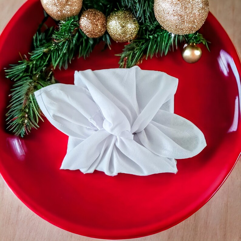 Christmas Furoshiki wrapping cloth/ Pojagi giftwrap reusable/ Linen Japandi/ Korean gift wrap/ Bestfriend Bday gifts/ Parent Wedding gift