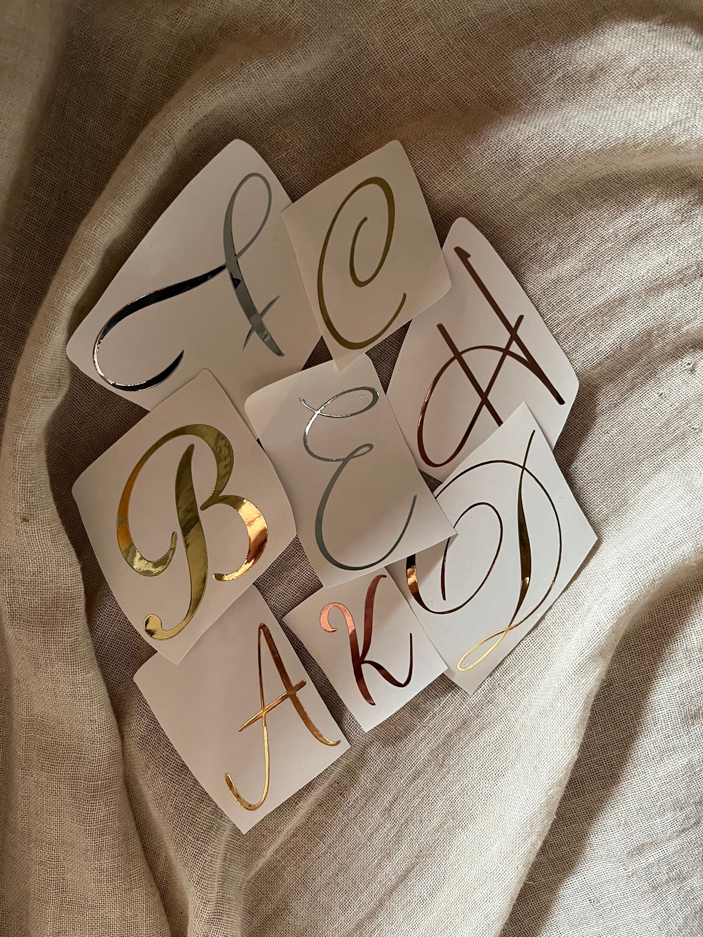 Vinyl Sticker Line Art Resin Sticker Sticker Letters