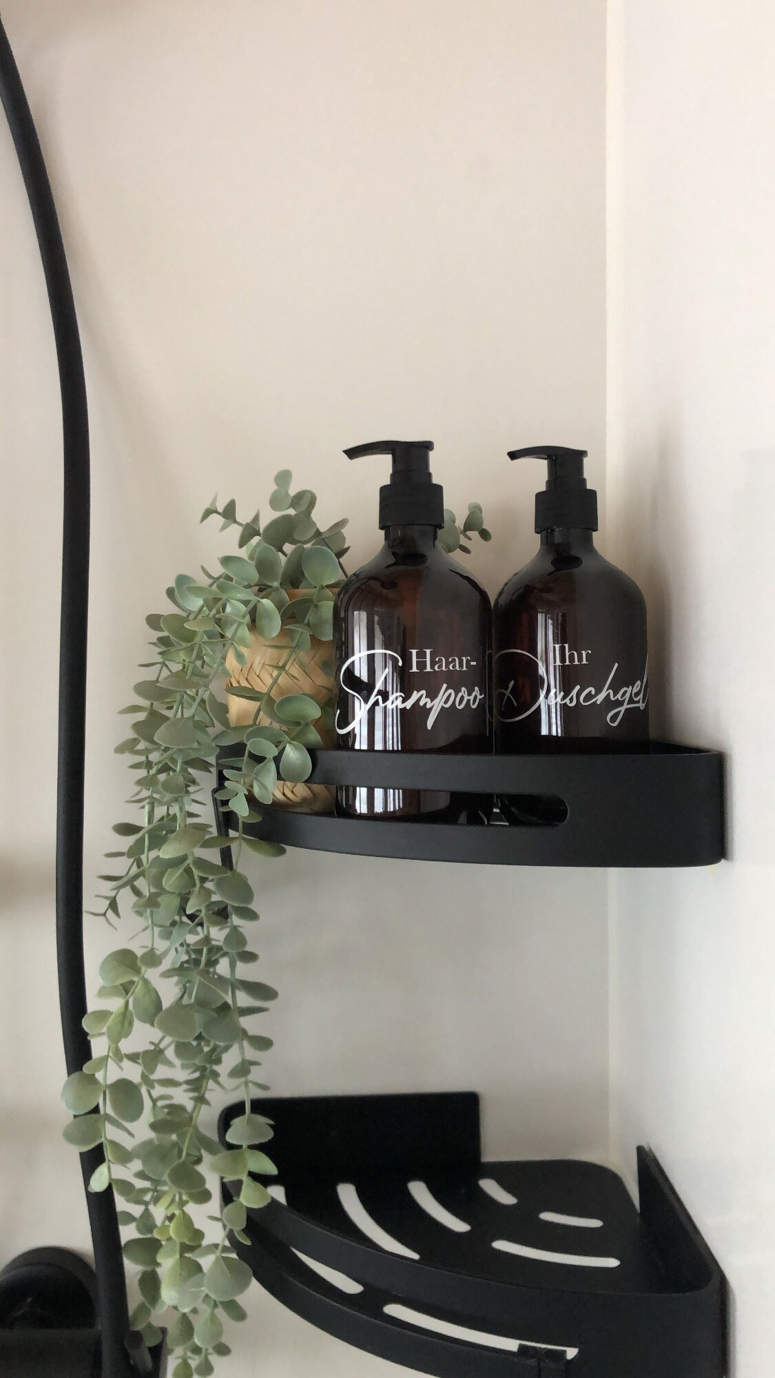 Vinyl Sticker Bathroom Shampoo Stickers