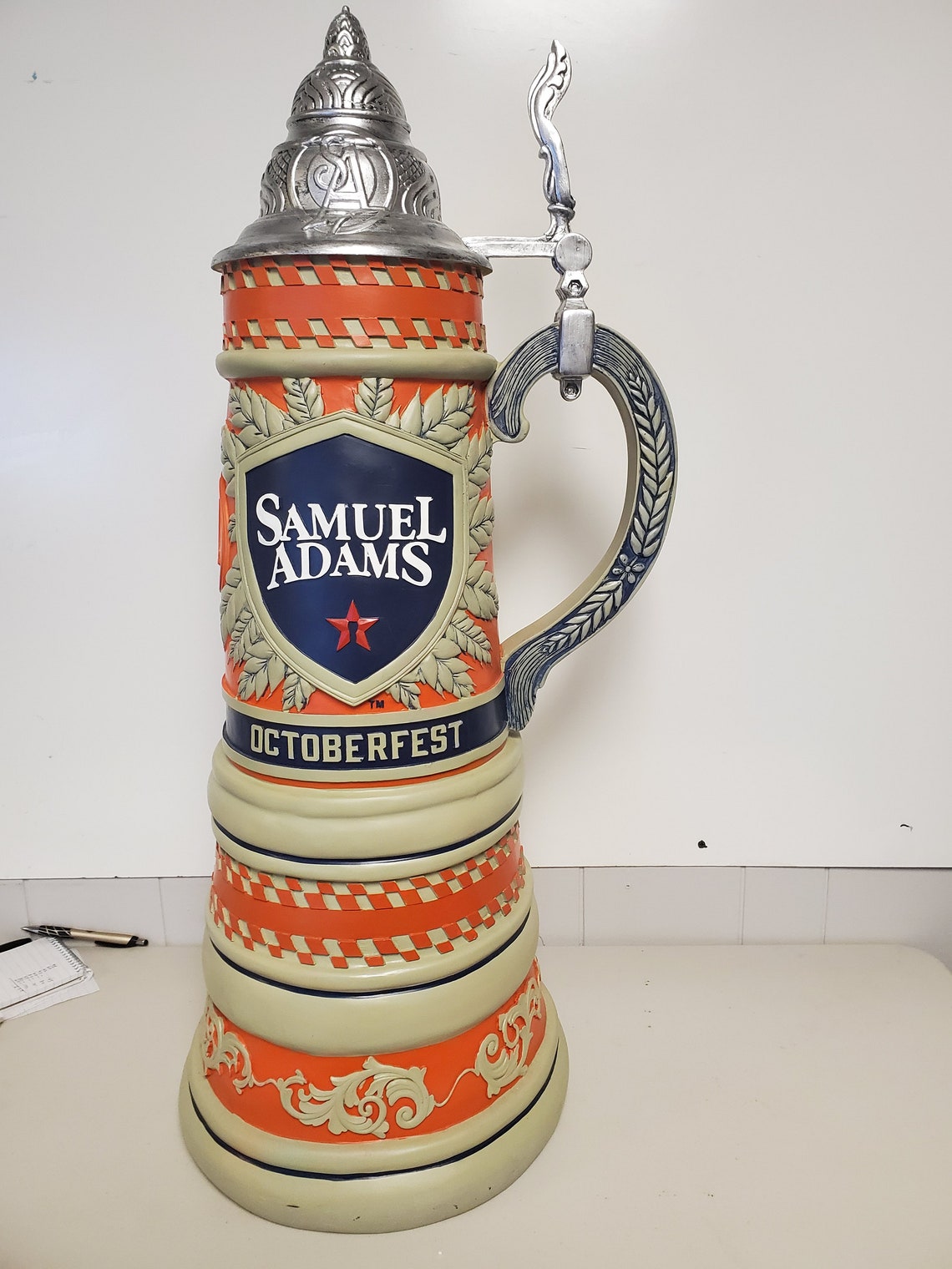Samuel Adams Display Steins. 36 Tall. 2 Available. See Etsy