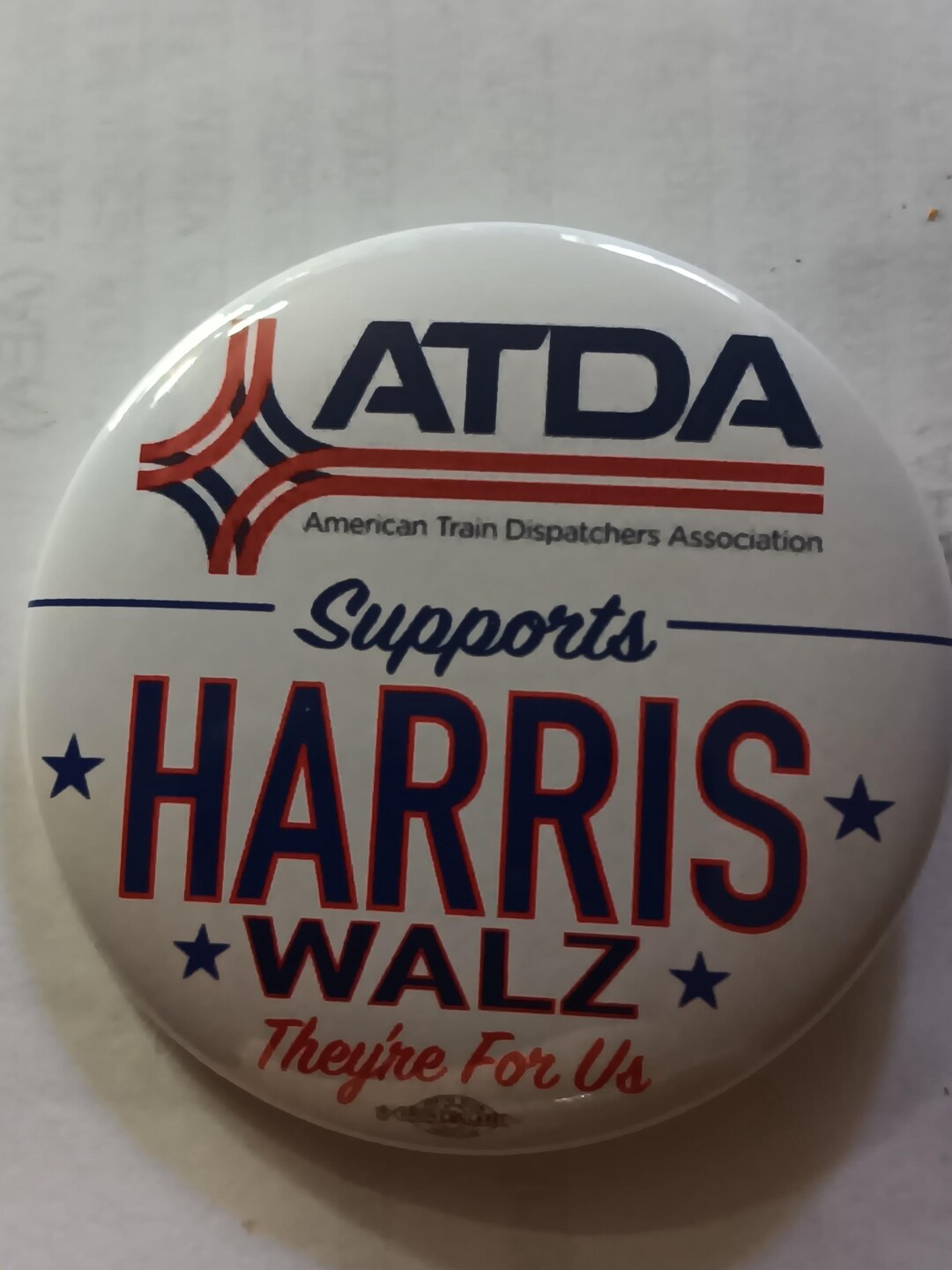 2024 ATDA American Train Dispatchers Union Harris Walz Presidential ...