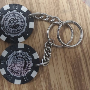 Accessories, Louisville Cardinals University Poker Chip Key Chain