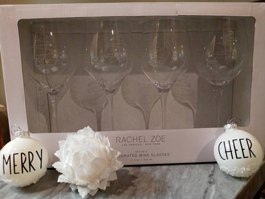 Joy to the Wine Stemless Wine Glass Set – Tate + Zoey