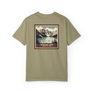 Banff National Park T-Shirt, Moraine Lake T shirt, Comfort Colors T-shirt, Hiking Shirt, National Parks Shirt Bild 9