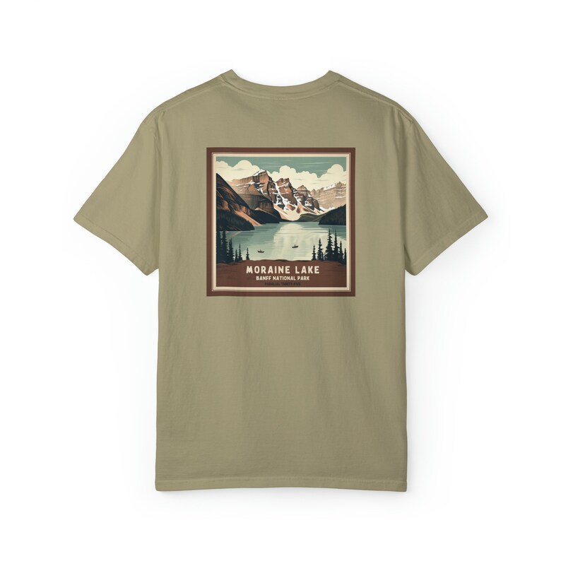 Banff National Park T-Shirt, Moraine Lake T shirt, Comfort Colors T-shirt, Hiking Shirt, National Parks Shirt Bild 9