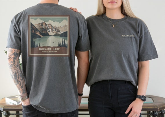 Banff National Park T-Shirt, Moraine Lake T shirt, Comfort Colors T-shirt, Hiking Shirt, National Parks Shirt