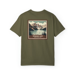 Banff National Park T-Shirt, Moraine Lake T shirt, Comfort Colors T-shirt, Hiking Shirt, National Parks Shirt Bild 10