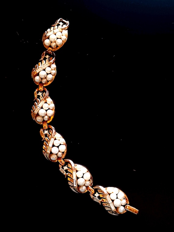 Bracciale Trifari goldtone Mermaid vintage anni '40