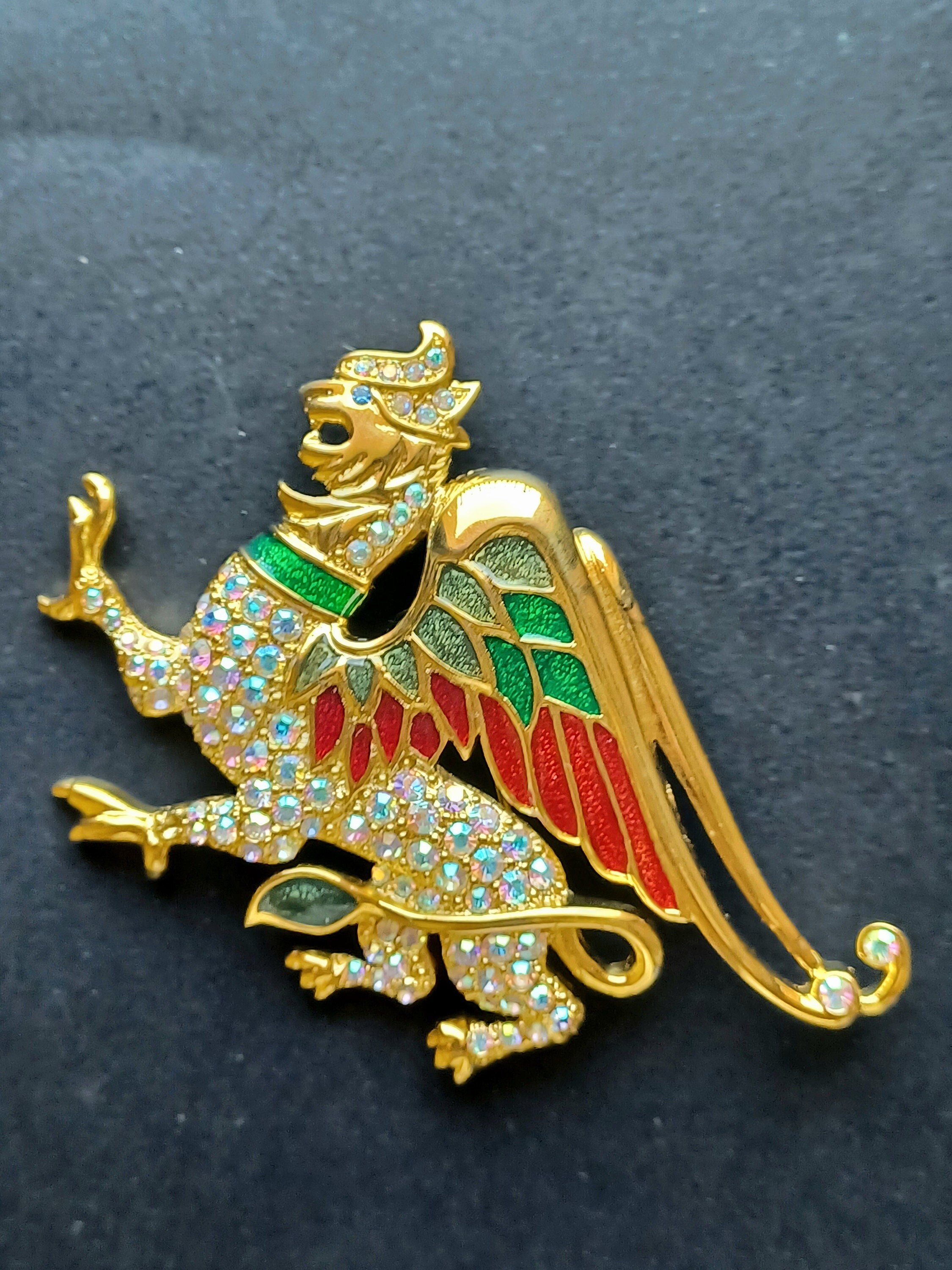 Épinglette Scuderia Del Grifone – Auto, Médaille, Vintage, Neuve