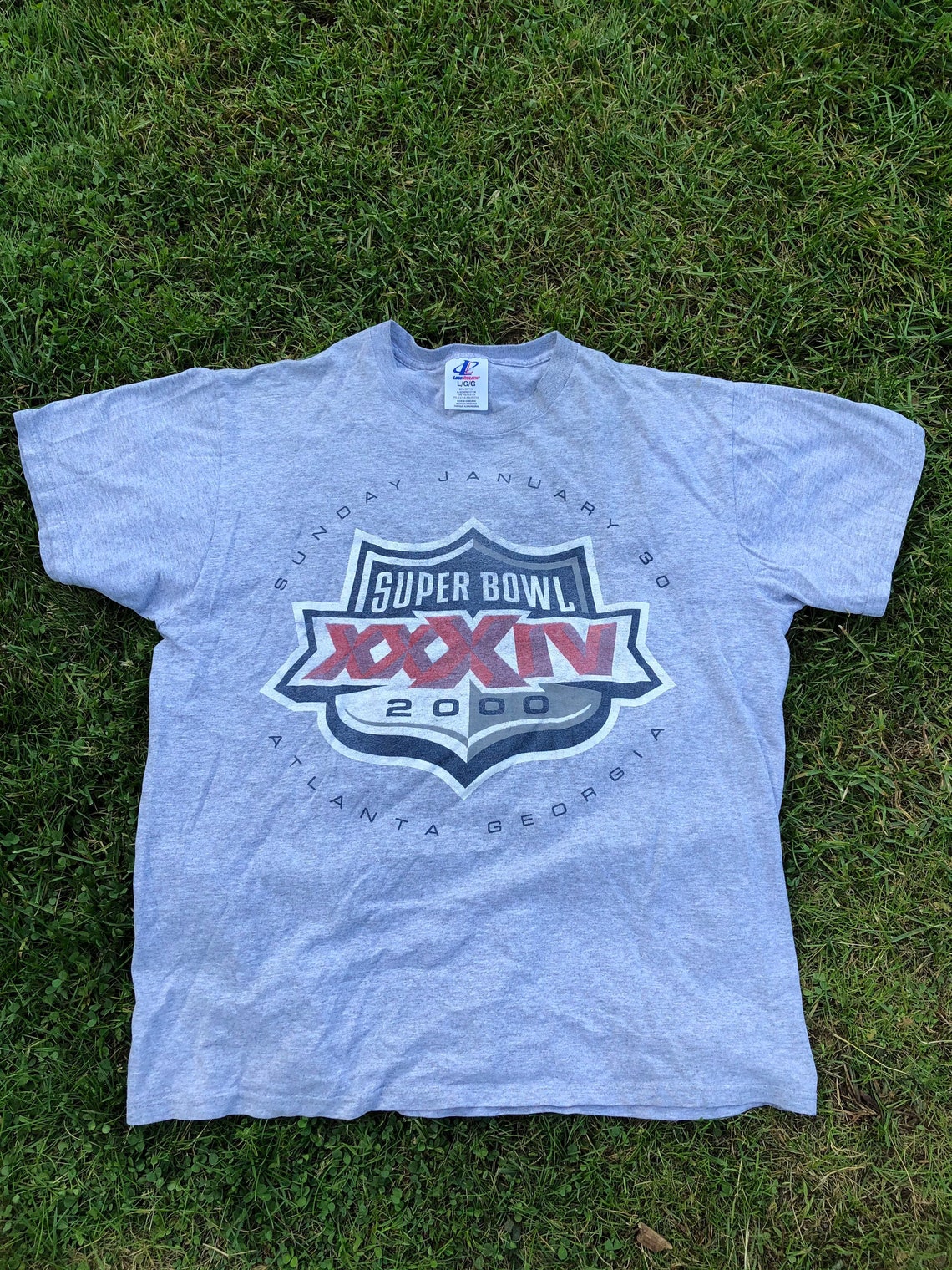 Vintage Super Bowl XXXIV shirt Mens L Etsy