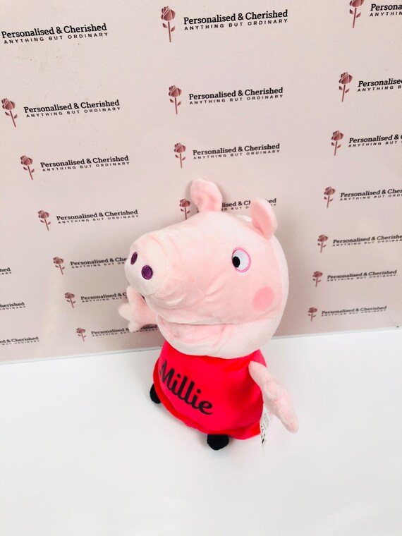 Personalised peppa pig teddy deals