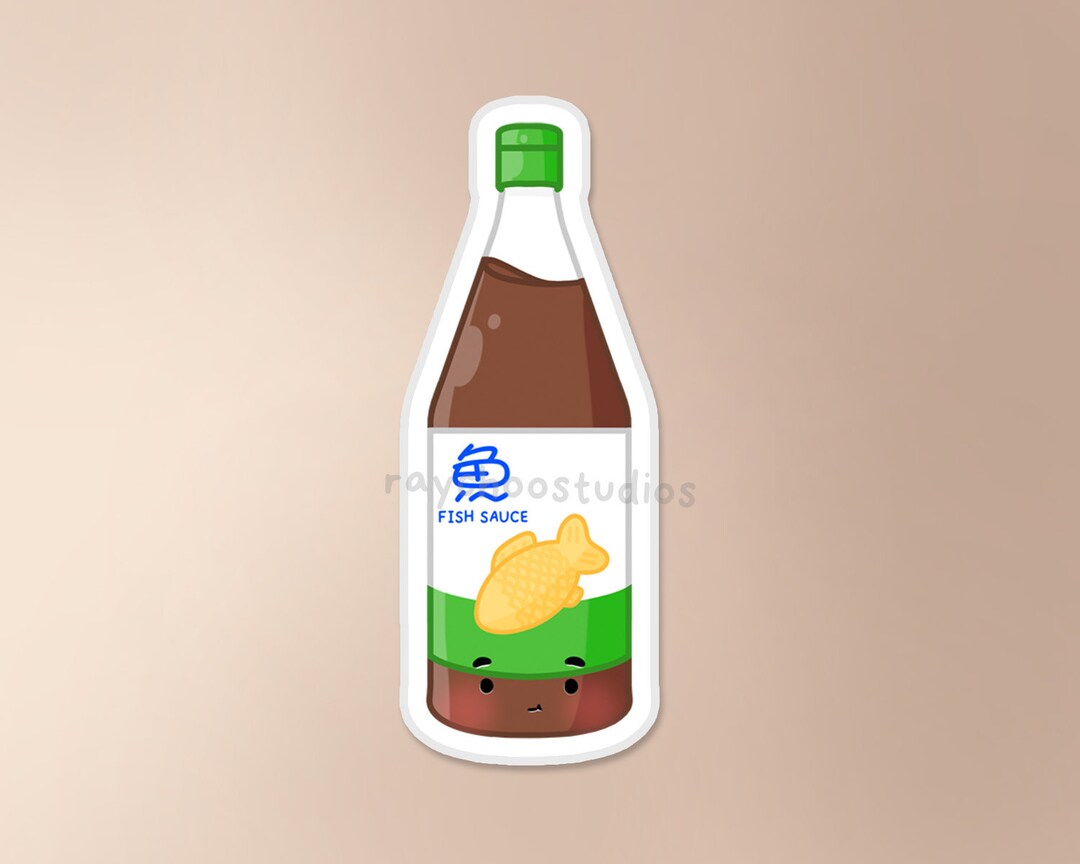 Fish Sauce Sticker | Sauce Sticker, Asian Food Sticker, Food Sticker ...