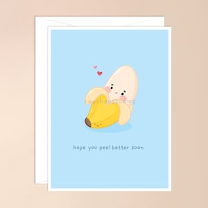 J'espère que vous décollerez mieux bientôt | Adorable carte de rétablissement, drôle de carte de rétablissement, carte de guérison, jeu de mots « guérissez bientôt », jeu de mots pour vous sentir mieux
