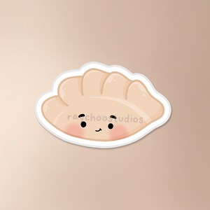 Gyoza Sticker | dumpling sticker, asian sticker, asian food sticker, food sticker, cute waterproof vinyl sticker, japanese sticker