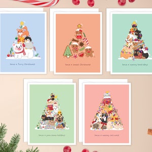 Juego de tarjetas de Navidad surtido / juego de tarjetas de Navidad, paquete de tarjetas navideñas, juego de tarjetas #3, lindo paquete de tarjetas de Navidad, paquete de tarjetas de Navidad divertidas