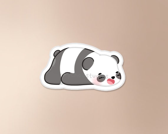 Kawaii Panda Sticker  Waterproof, Durable and Cute Vinyl Stickers – Soshl  Tags