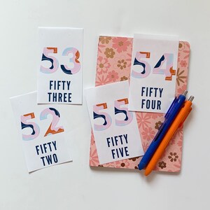 Number 0-100 Flashcards~ Printable