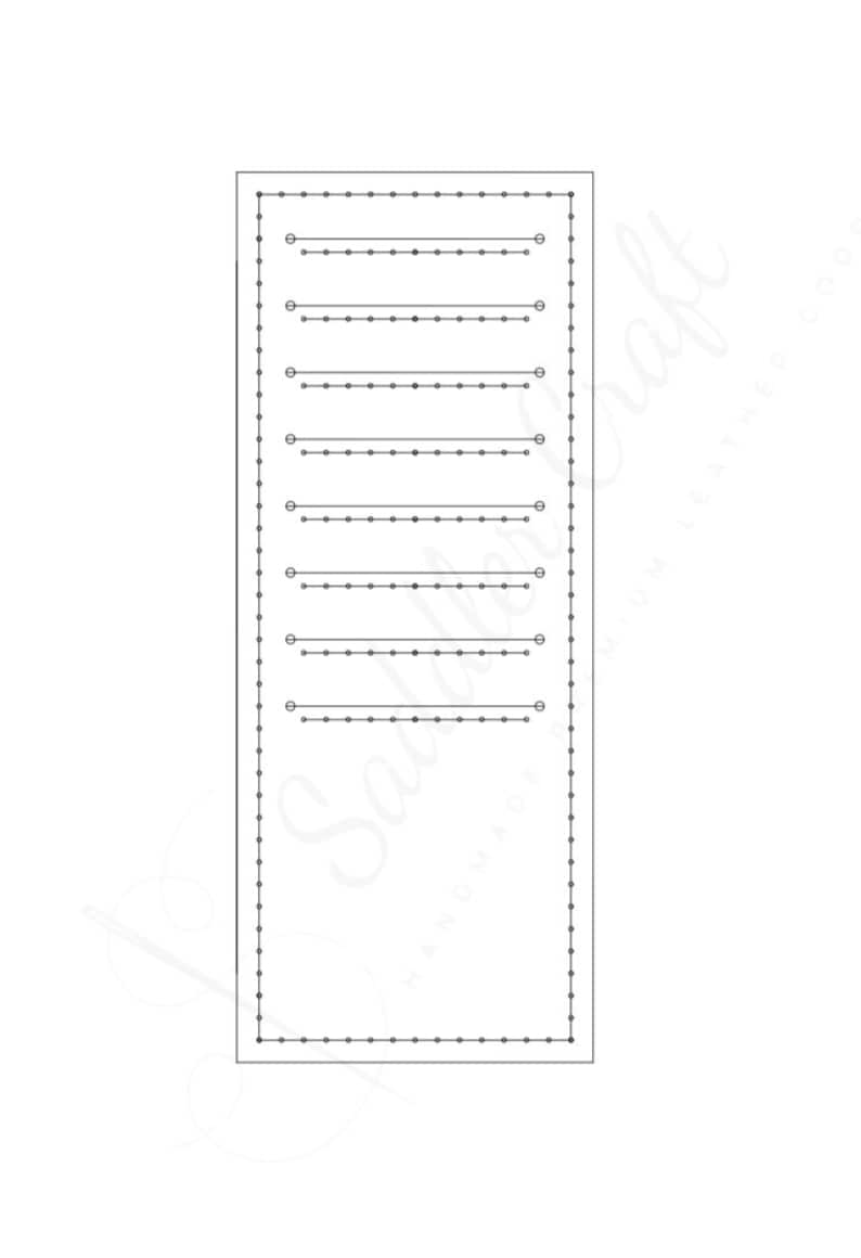 Trifold Pasport Long Wallet Pdf Pattern DIY A4 Pattern Long Wallet