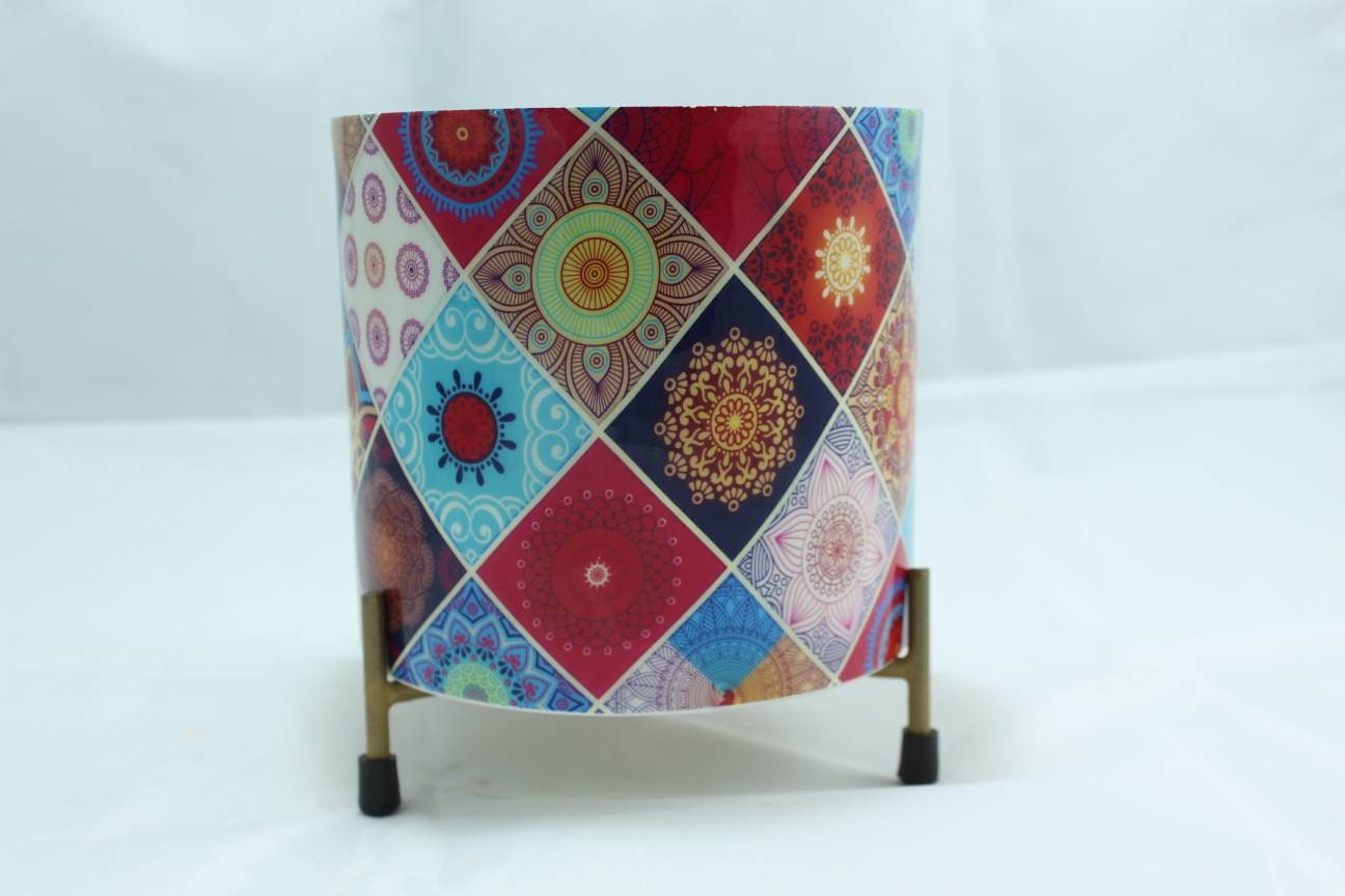 Indoor Topf und Pflanze Bunte traditionelle Topf | Etsy