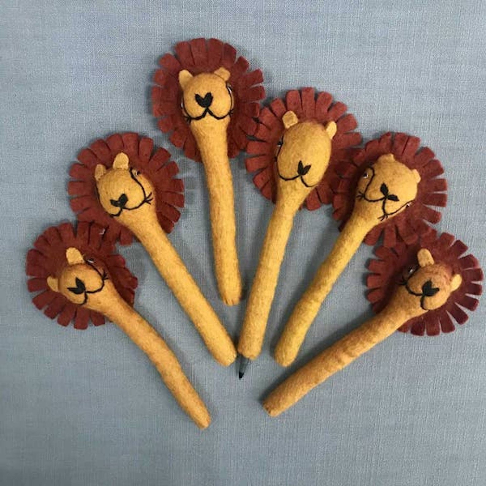 Felted Animal pencil or pen toppers Etsy