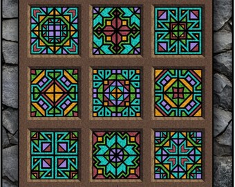 FPP - Stained Glass Window - DIGITAL PATTERN