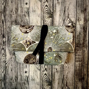 Tarot Card Pouch - Grey Moons