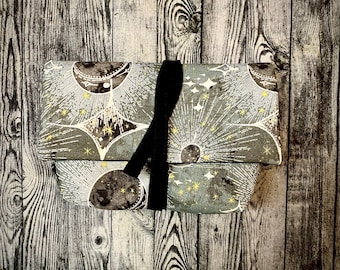 Tarot Card Pouch - Grey Moons