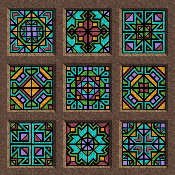 Stained Glass Window - FPP Quilt Kit