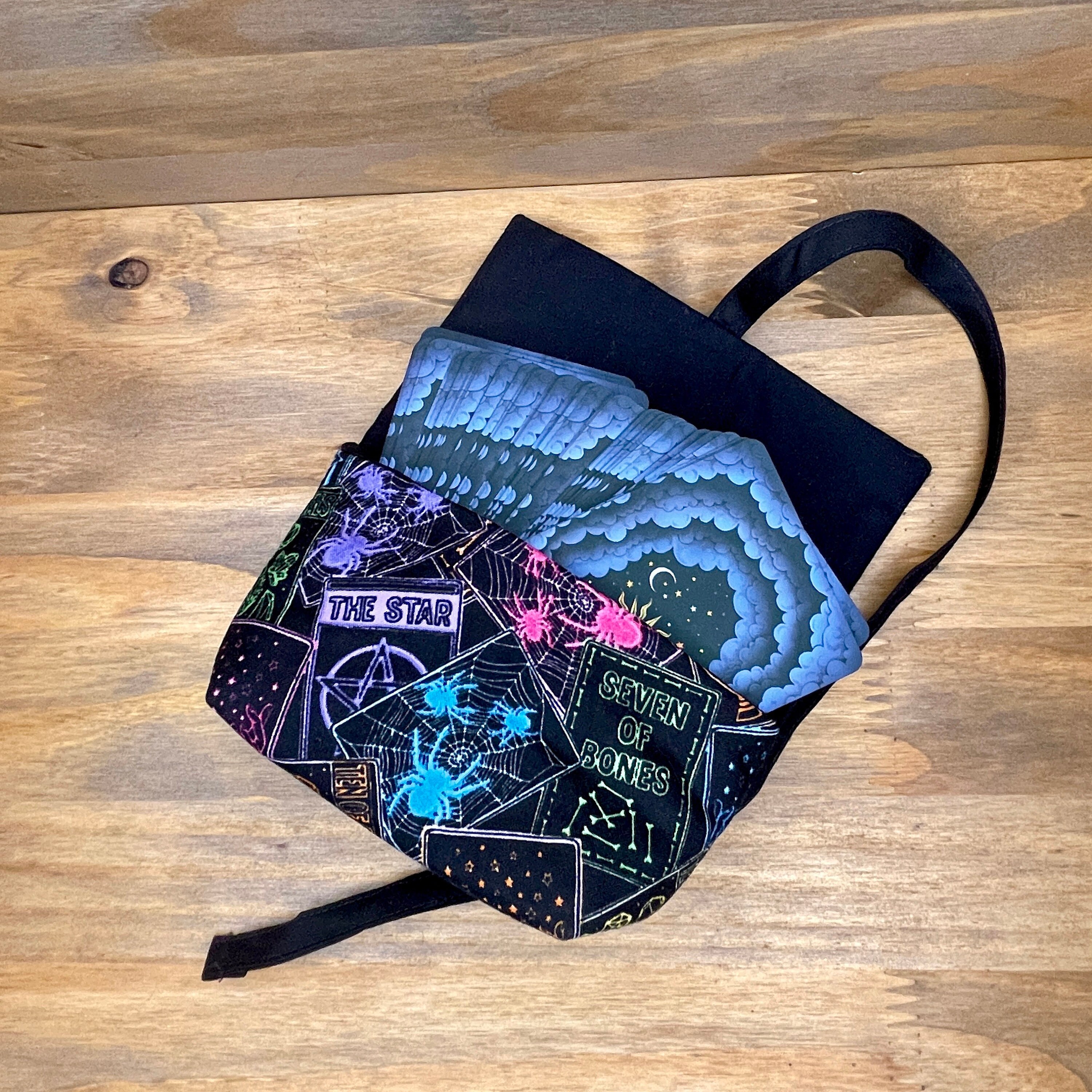 Tarot Card Pouch - Neon Tarot - Etsy
