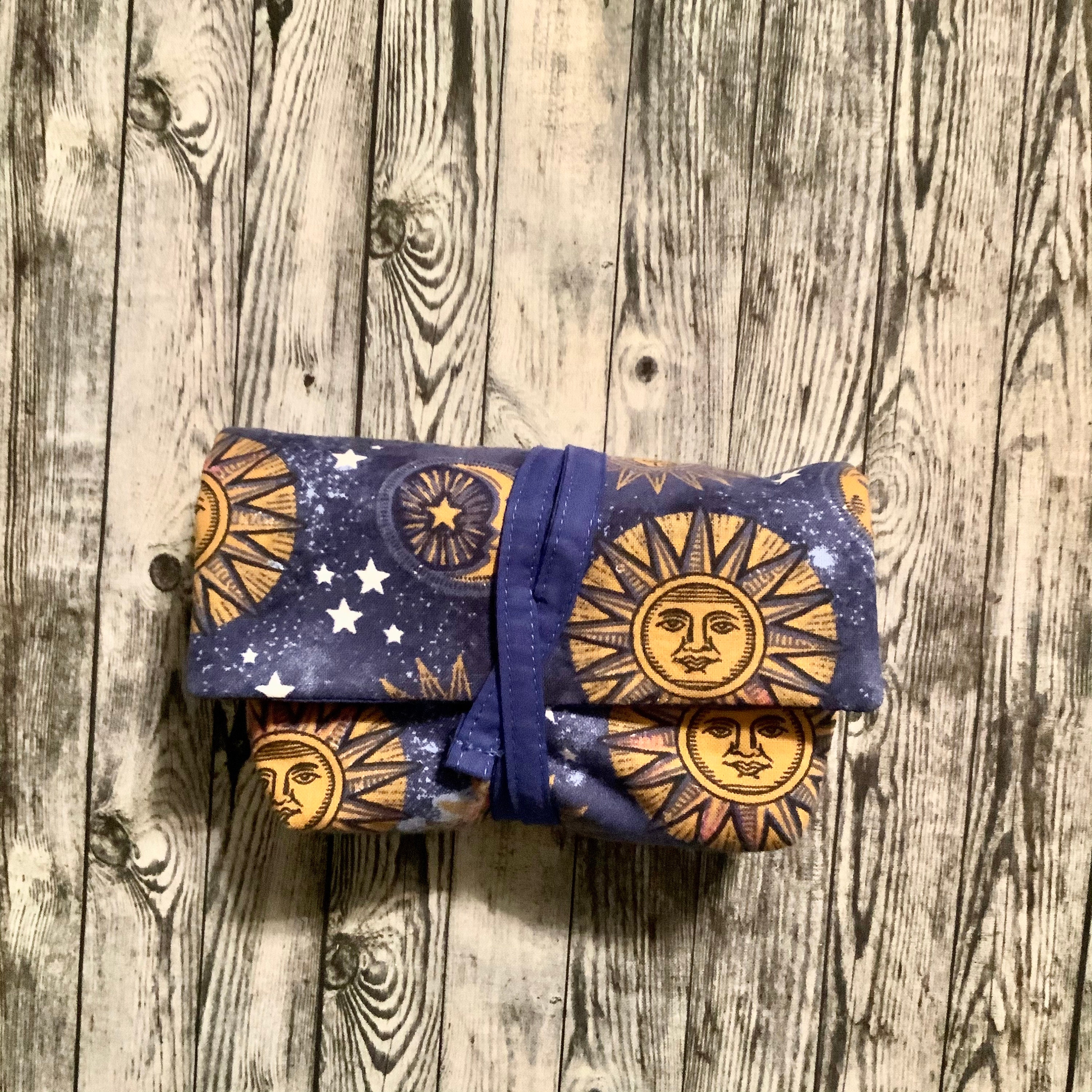 Tarot Card Pouch - Sun and Moons - Etsy