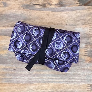 Tarot Card Pouch - Purple Moon Phases