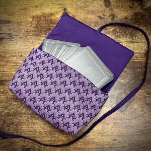 Tarot Card Pouch - Purple Dragon Scales