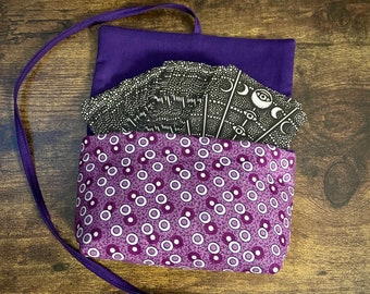 Tarot Card Pouch - Purple Circles