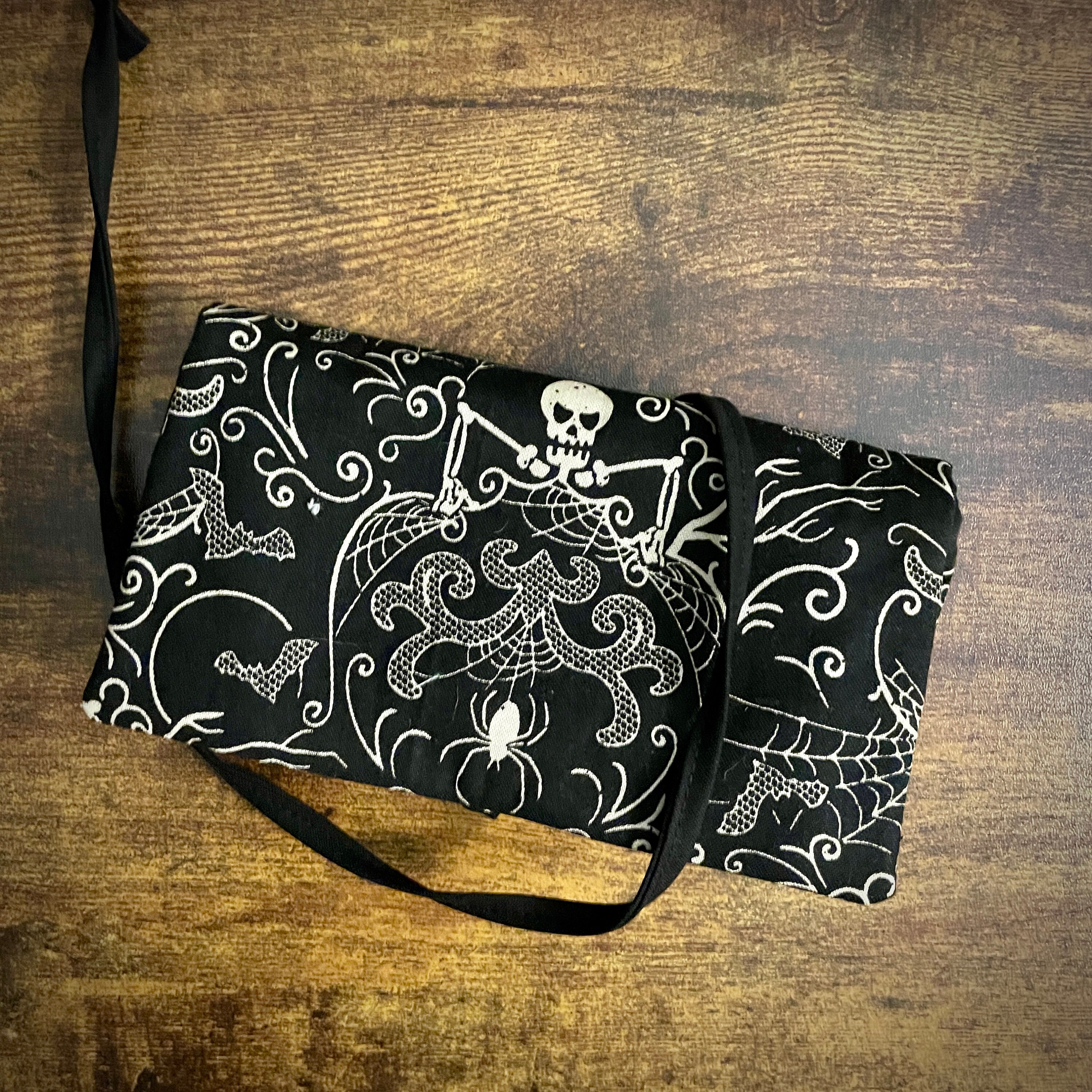Tarot Card Pouch Gothic Skeleton | Etsy