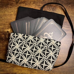 Tarot Card Pouch - Bats in a Square