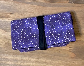 Tarot Card Pouch - Purple Stars
