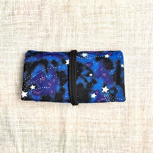 Tarot Card Pouch - Galaxy Glow in the Dark Stars